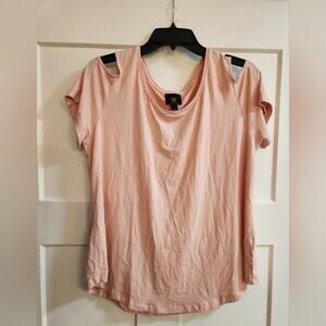 JM Collection Cold Shoulder Top. Size Petite xl. Nwt